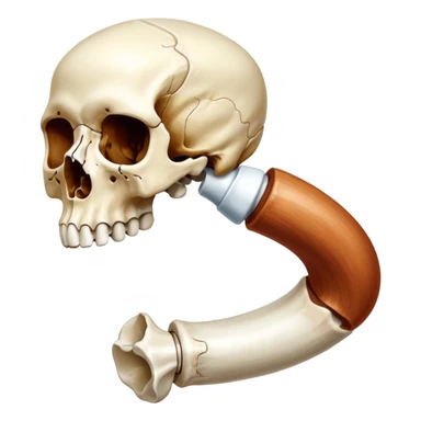 Hueso coxal y articulacion de la cadera sticker