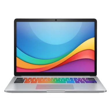 laptop working sticker