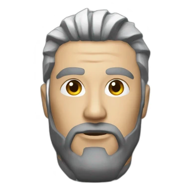 V fromCyberpunk 2077, face emoji ios sticker