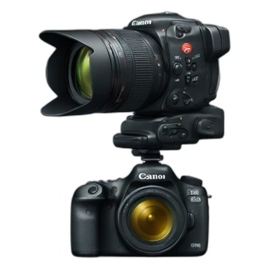 canon camera with 777 as logo sticker