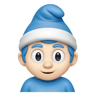 smart smurf  sticker