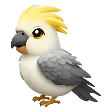 Cockatiel bird sticker