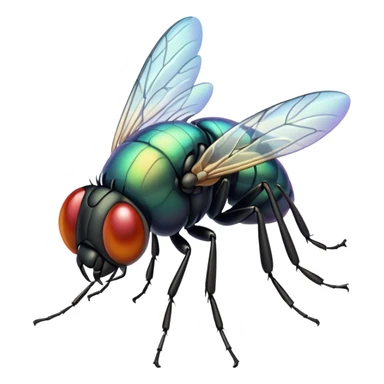 fly flying sticker