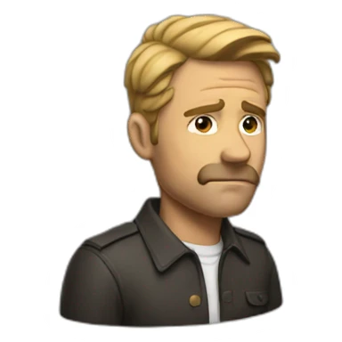 disappointing man sticker