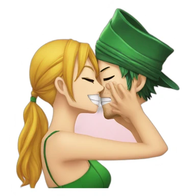 Nami kiss zoro sticker