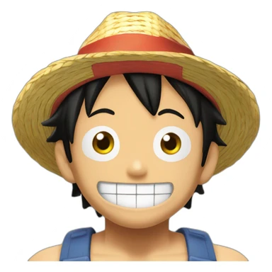 luffy qui mange cohper sticker