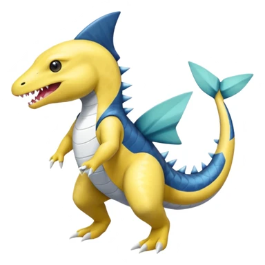 Sharpedo-Gabite-Ampharos-Rhypherior-Sceptile-fusion sticker