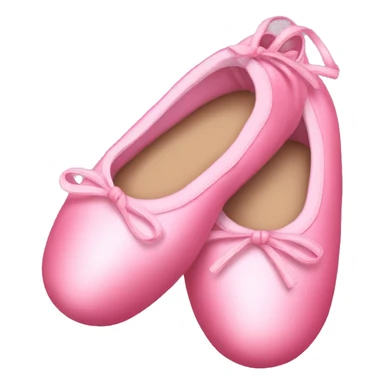 pink ballet slippers sticker