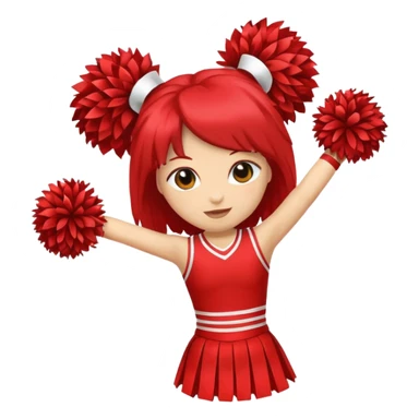cheerleader pom pom sticker