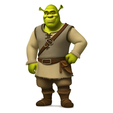 Shrek with donkey sticker