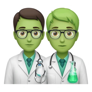 green scientific experts sticker