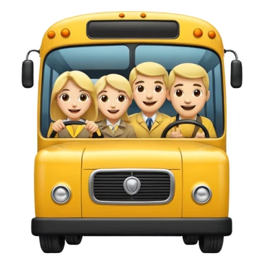 autobus de equipo llevando a egnte de basebal  y un chofer sticker