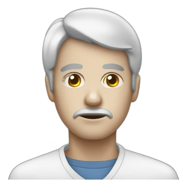 sick man with Nasal Discharge sticker