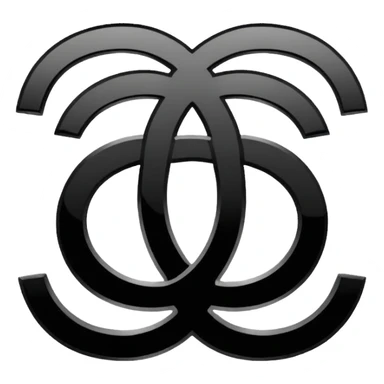 chanel logo sticker