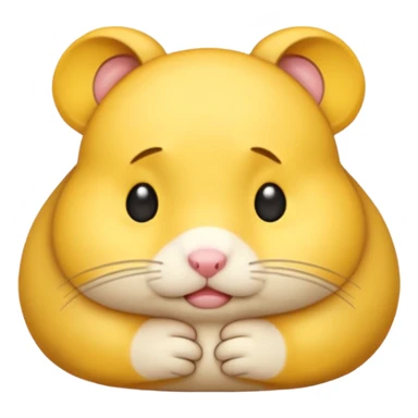 I want a mad emojj that’s also sad saying I want a hamster no it has to be a yellow normal emoji with a text saying I want a hamster sticker