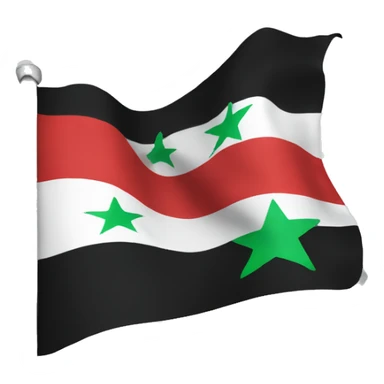 Syrian revolution flag sticker