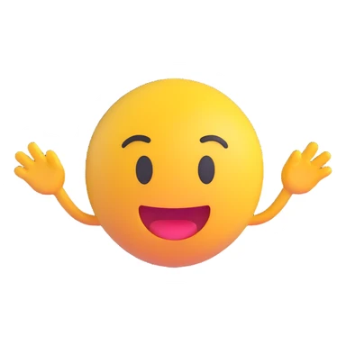 Make the pink color lighter and more realistic while keeping the 3D emoji style. No background (transparent). sticker