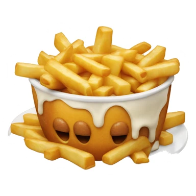 Poutine qui mange du Poutine  sticker