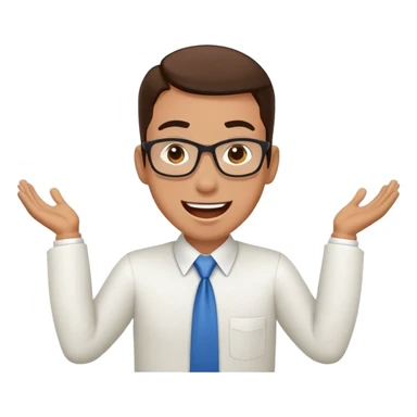 risky stock trader with excited expression, color #0BD794 sticker