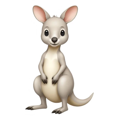 Qantas white kangaroo sticker