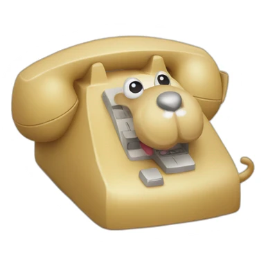 une cochone au telephone sticker
