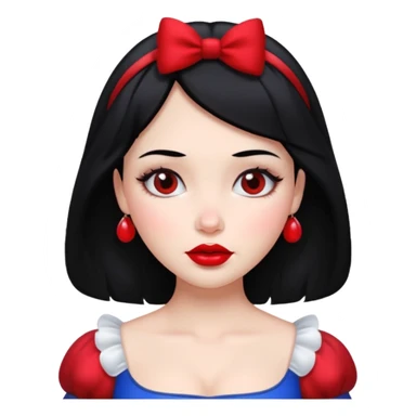Snow white sticker