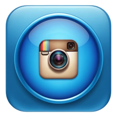 Instagram verified account badge, also known as the blue tick. sticker