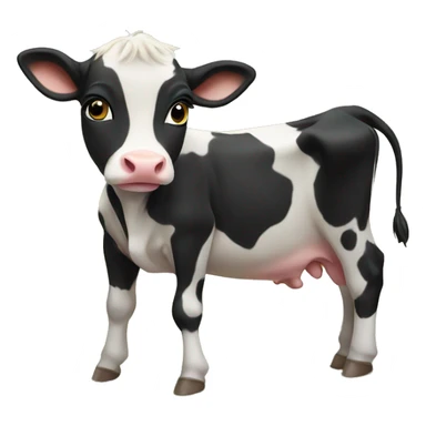 cute baby cows sticker