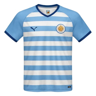 Argentina soccer tshirt sticker