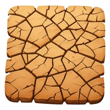 Cracked Ground sticker