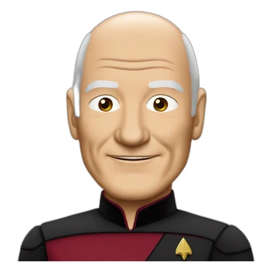 Jean Luc Picard sticker