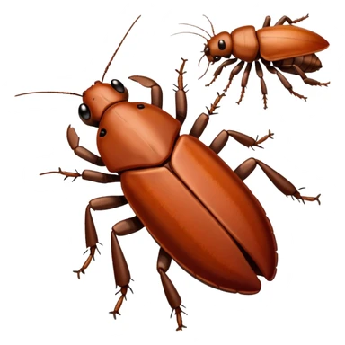 Cockroach moving  sticker