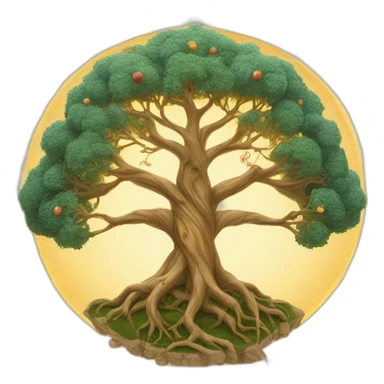 Kabbalah Tree of Life sticker