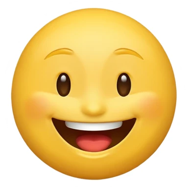 Create a  Laugh reaction emoji for a new social media app sticker