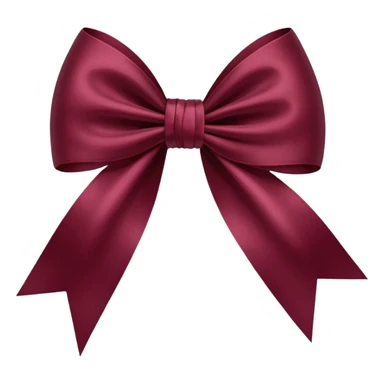 Double Bow Bordeaux  sticker