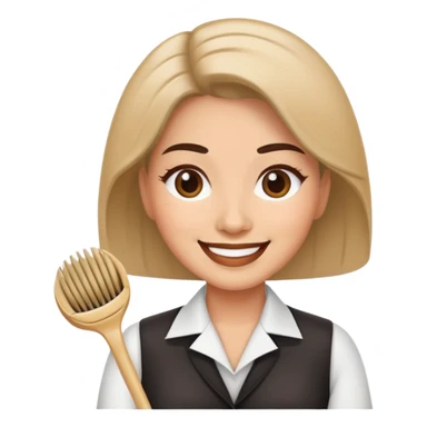 Mexican hair salon manager sticker