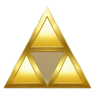 triforce, golden power sticker