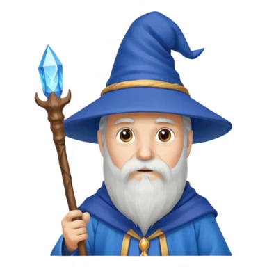 Merlin the wizard sticker
