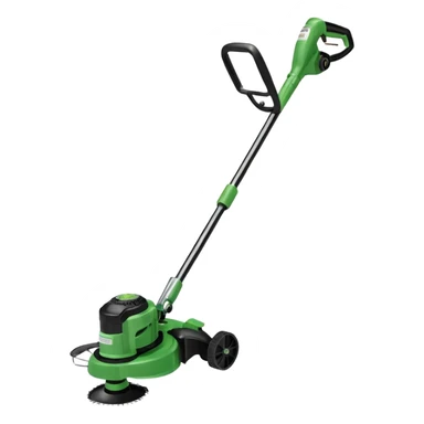 Echo lawn trimmer with edging attachment sticker