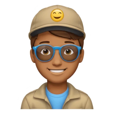 create city boy emoji the meme from tik tok sticker