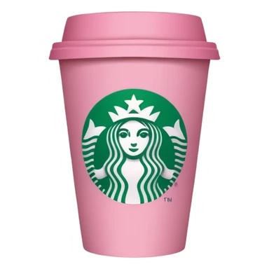 Pink Starbucks sticker