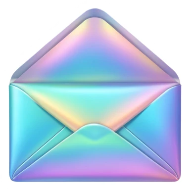 a beautiful romantic  opal envelope sticker