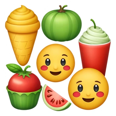 The name of the project is what to eat now. Draw an emoji that matches it sticker