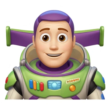 Buzz Lightyear saying  "I Love You until Infinity and beyond!!" sticker