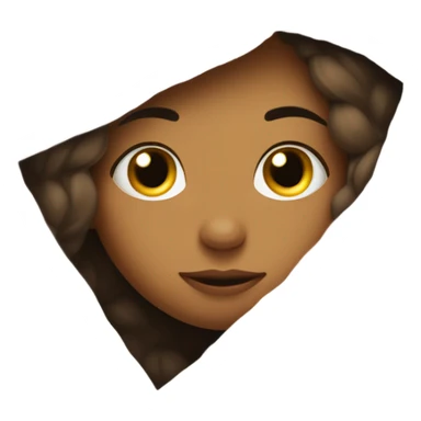 Girl under blanket sticker