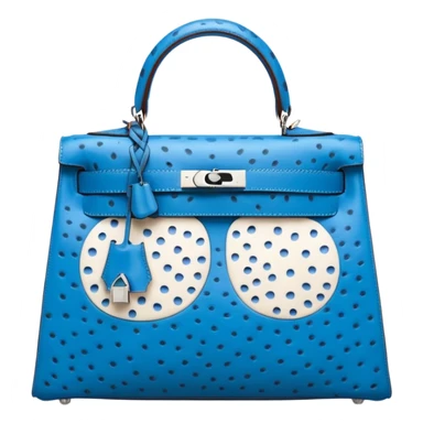 hermes kelly sellier ostrich palladium hardware white sticker