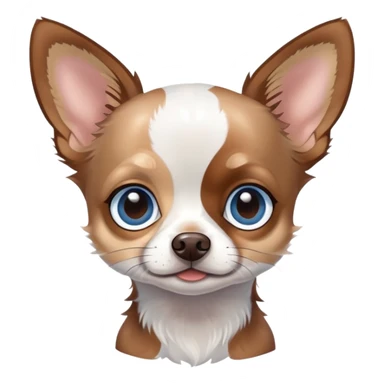 Merle chihuahua blue eye sticker