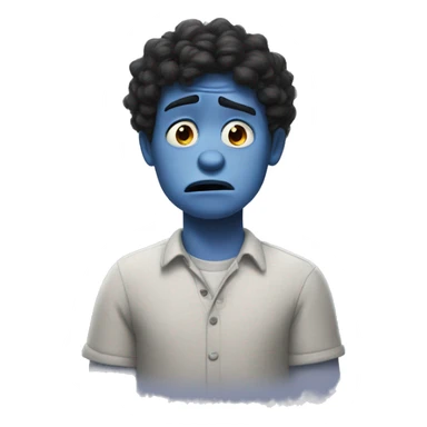 PIXAR CHARACTER SADNESS sticker