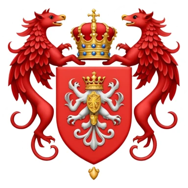 brasão condessa vermelha sticker