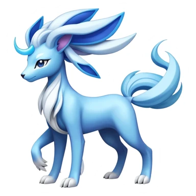 Lucia-Suicune-fakemon-creature-hybrid sticker